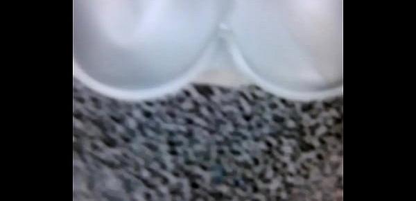  Cum on BBW Mexican aunts used underwear and bra